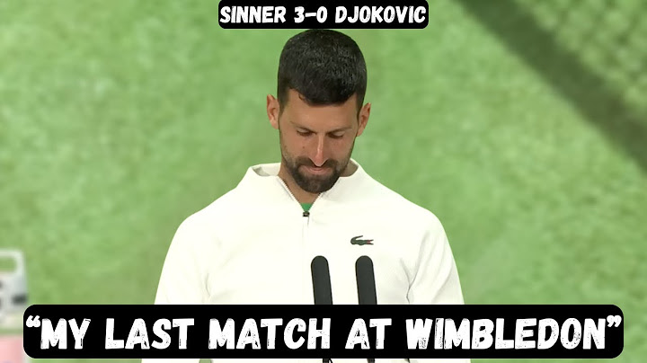 Novak Djokovic ANNOUNCES RETIREMENT after Wimbledon loss - Post Match Interview - Sinner vs Djokovic