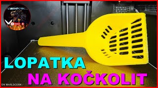 Lopatka na kočkolit 3D Tisk #warlocorn