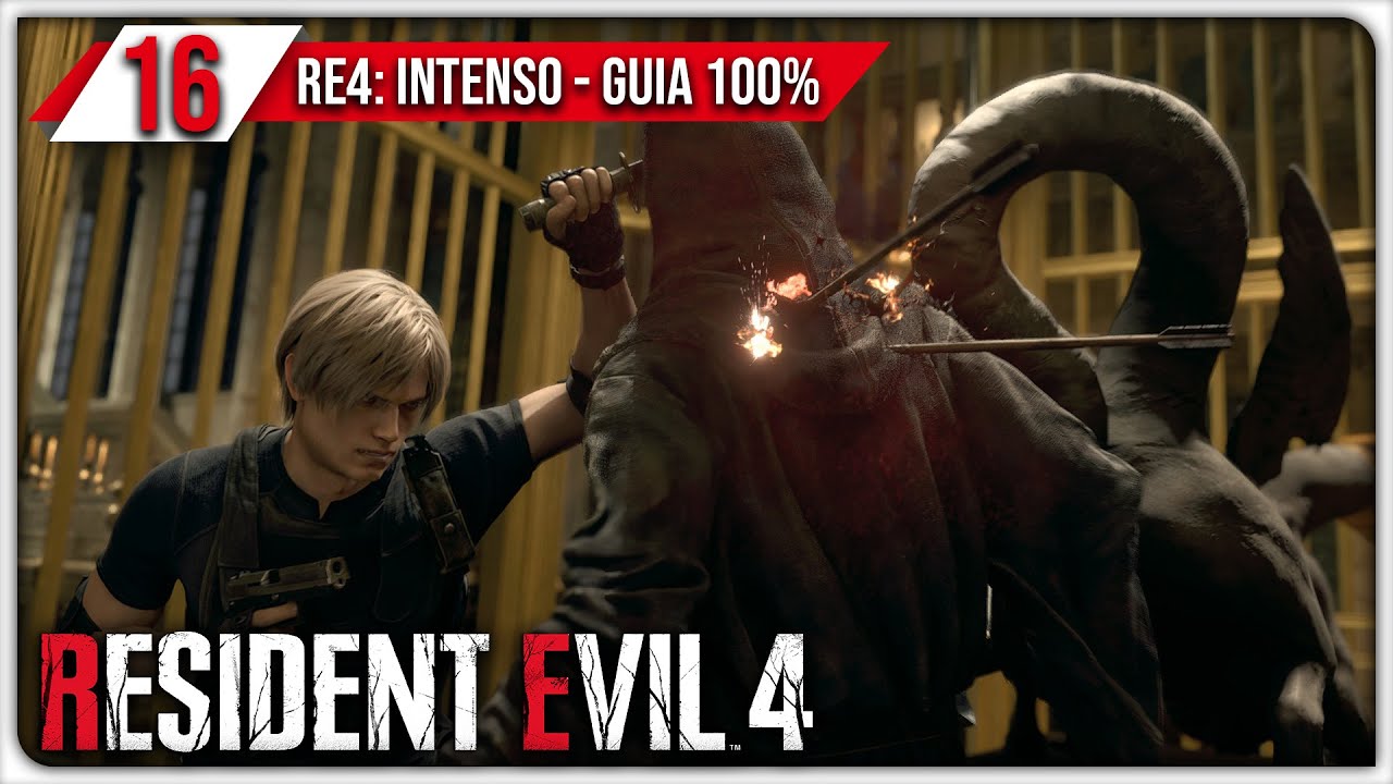 RESIDENT EVIL 4 REMAKE (INTENSO) #16 - GUIA 100% | Jogando com a