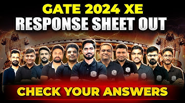 GATE Response Sheet 2024 XE | How To Check Your Answers