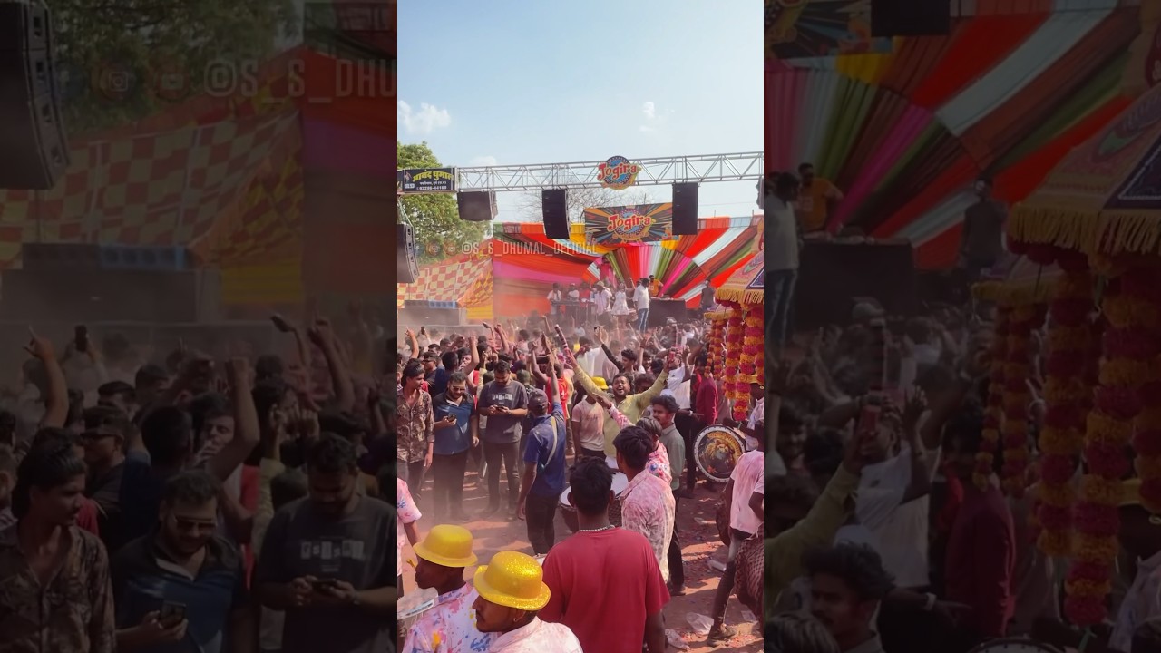  Crowd    Holi Celebration Bhilai 2024  Anand Dhumal Durg  shorts