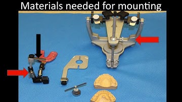 Mounting a Maxillary Cast