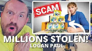 LOGAN SCAMMED! Logan Paul I Lost $3,500,000 On Fake Pokemon Cards (FIRST REACTION!)