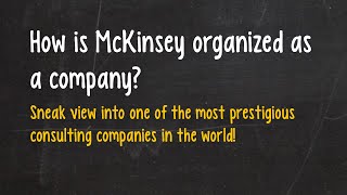 Is McKinsey even a company?