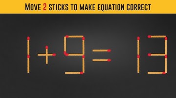 ⭐Mind Blowing Matchstick Puzzles to Test Your Intellectual Capacity #6