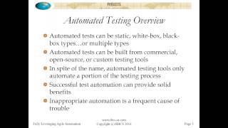 Fully Leverage Agile Test Automation