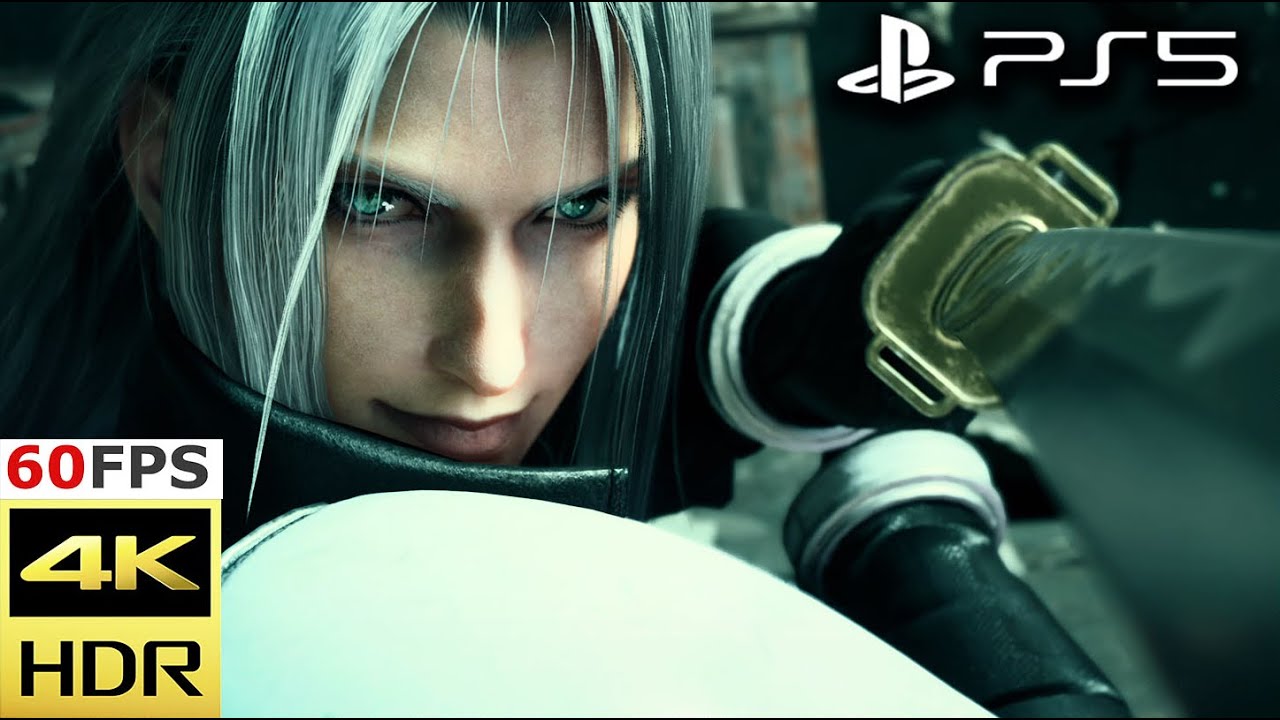 Ultimate Sephiroth Entrance - ​​Final Fantasy VII Remake (PS5 4K HDR) 
