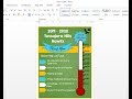 How to make a customizable fundraising thermometer flyer