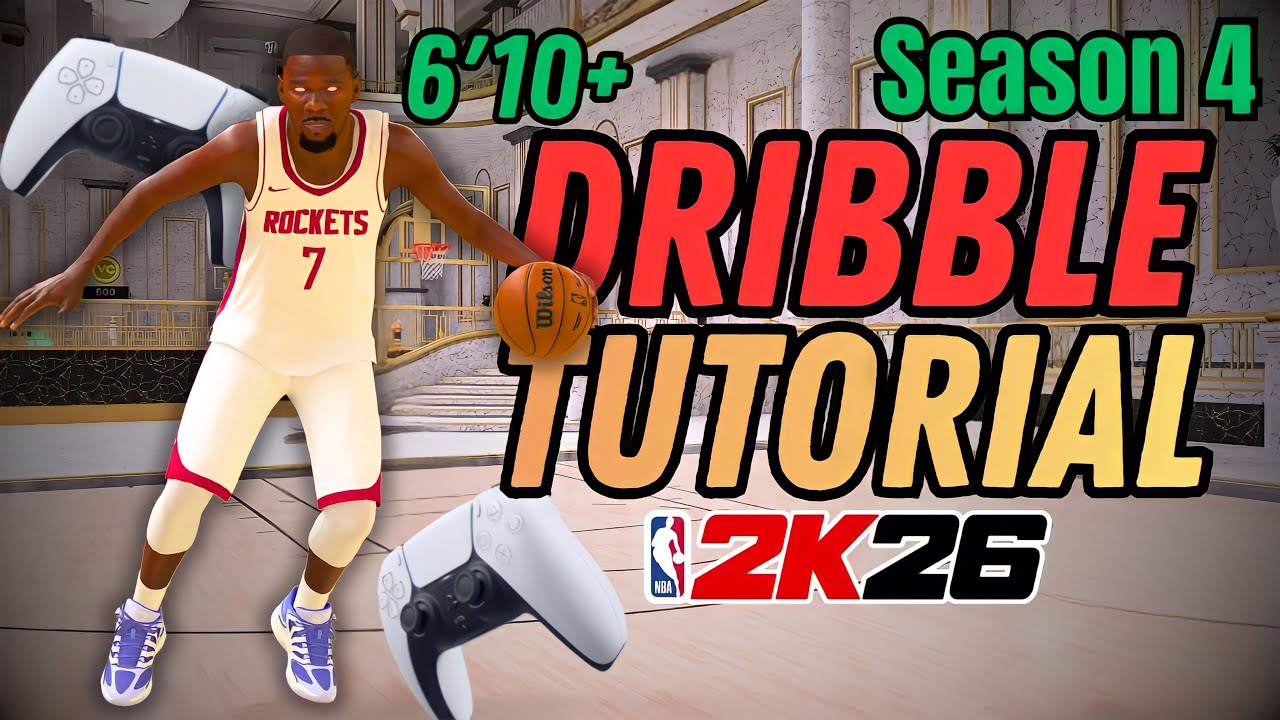 #1 DRIBBLE TUTORIAL AND DRIBBLE MOVES FOR 6'10+ BUILDS ON NBA 2K26! HOW TO BECOME UNGUARDABLE