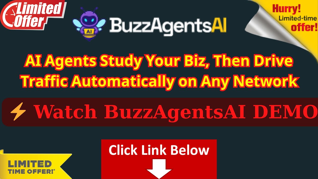 BuzzAgentsAI Demo - Review & Bonus -  BuzzAgents AI by Abhi Dwivedi & Ben Murray