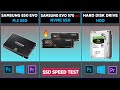 Samsung Evo 970 Pro SSD | Samsung 850 Evo SSD | HDD |Speed Test.