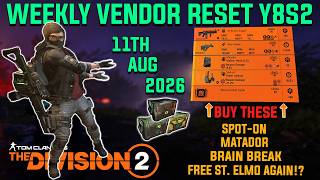 The Division 2 | NEW Incursion Is LIVE! Broken Rain Event + Vendor & Escalation Reset!