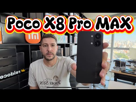 Unboxing do Xiaomi POCO X8 Pro Max.
