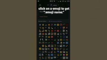 How to get a emoji name of a server in Discord Mobile #roduz #discord #howto #how #emoji #name