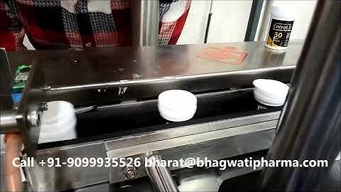 Small HDPE Bottle/Vial Automatic Wrap Around Self-Adhesive Sticker Labelling Machine (Stepper Model)