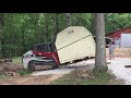 Moving a Storage Shed From the New Driveway Location