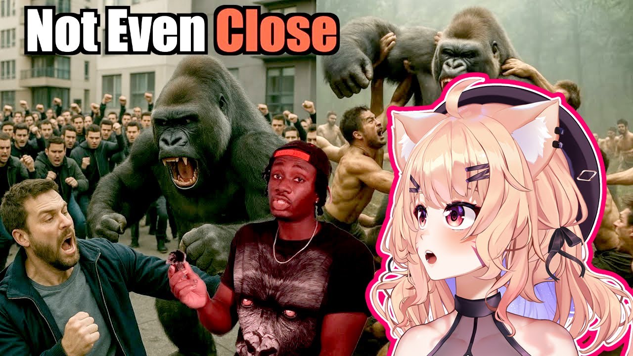 100 Men vs 1 Gorilla: Everything You Need to Know - Casual Geographic React