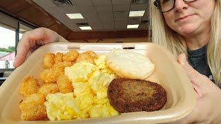 Braums Breakfast Mukbang🥓🍳