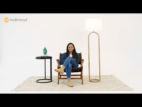 brass floor lamp