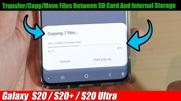 Galaxy S20/S20+: How to Transfer/Copy/Move Files Between SD Card And Internal Storage In My Files