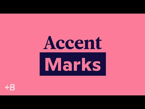 Video: Wat is het doel van een accentteken?