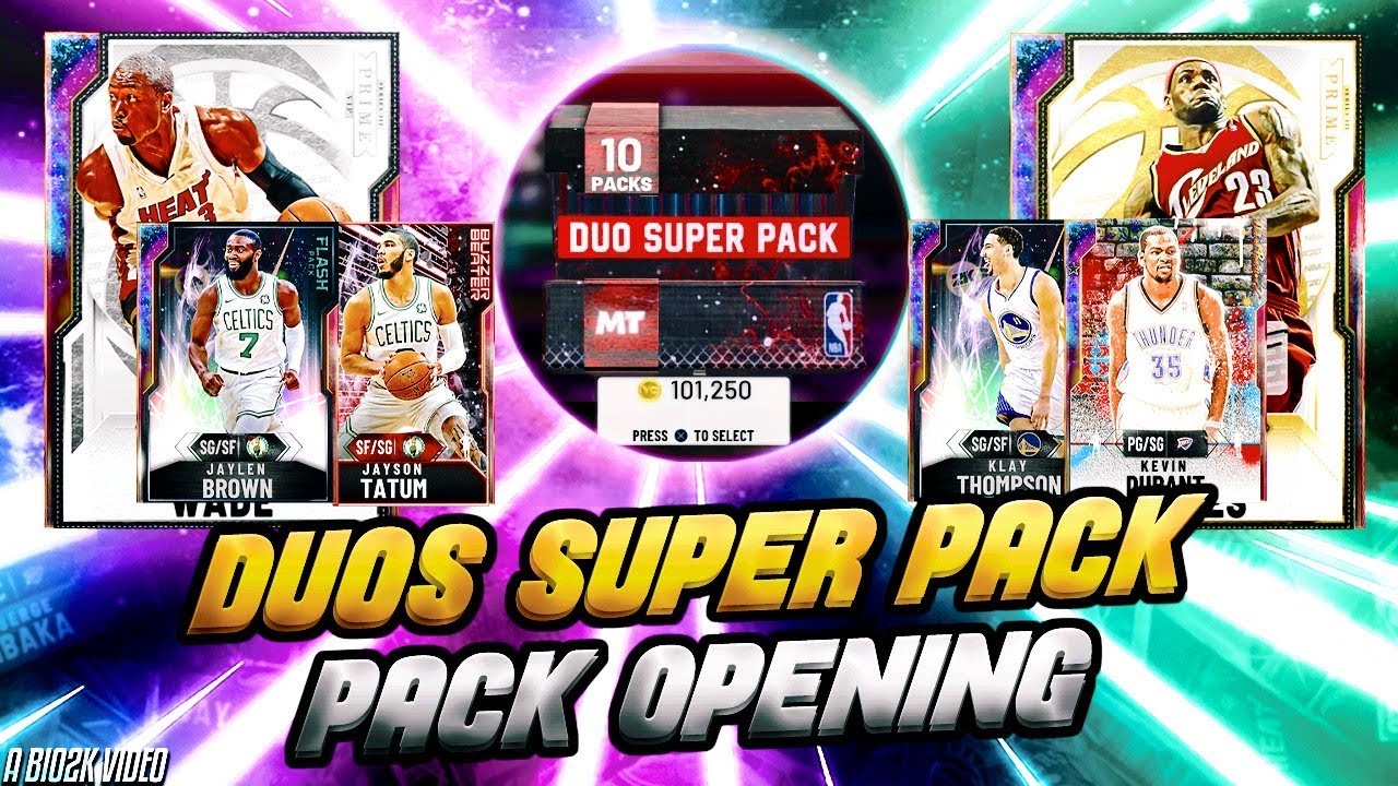 THE MOST INSANE DYNAMIC DUO PACK OPENING EVER! 7 GALAXY OPALS IN 1 BOX! NBA 2K20 MYTEAM