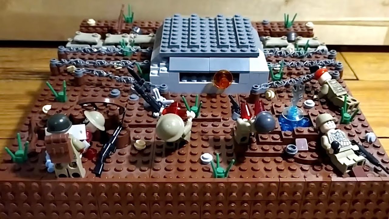 Comment faire un bunker Lego army - YouTube