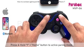 MVP-G6 - How to connect iPhone through Bluetooth # Gamepad # Malaysia # G6