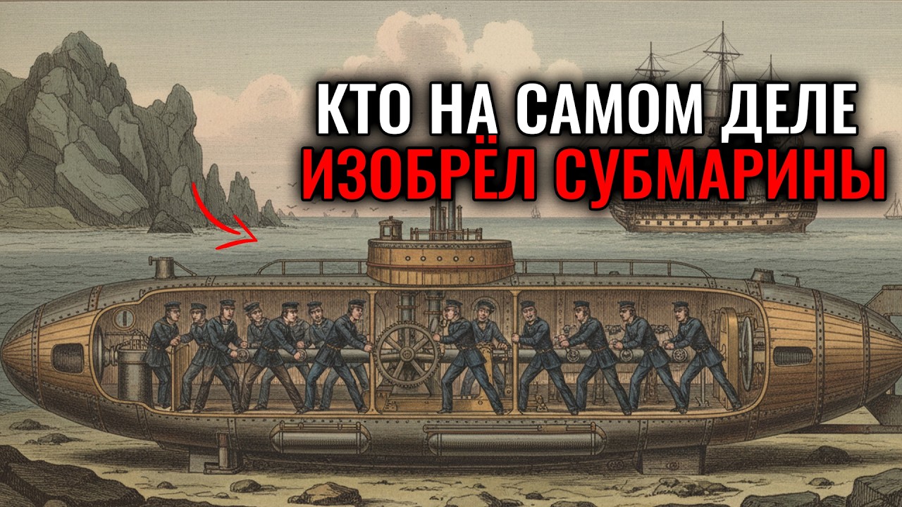 Субмарины в США ДО изобретения электричества! Кто скрыл правду о подводном флоте 1800-х