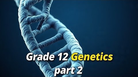 GRADE 12 LIFE SCIENCES GENETICS PART 2