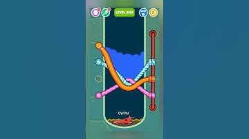 Save the fish level 203 | Pull the pin |android and ios games save fish pull the pin/mobile game