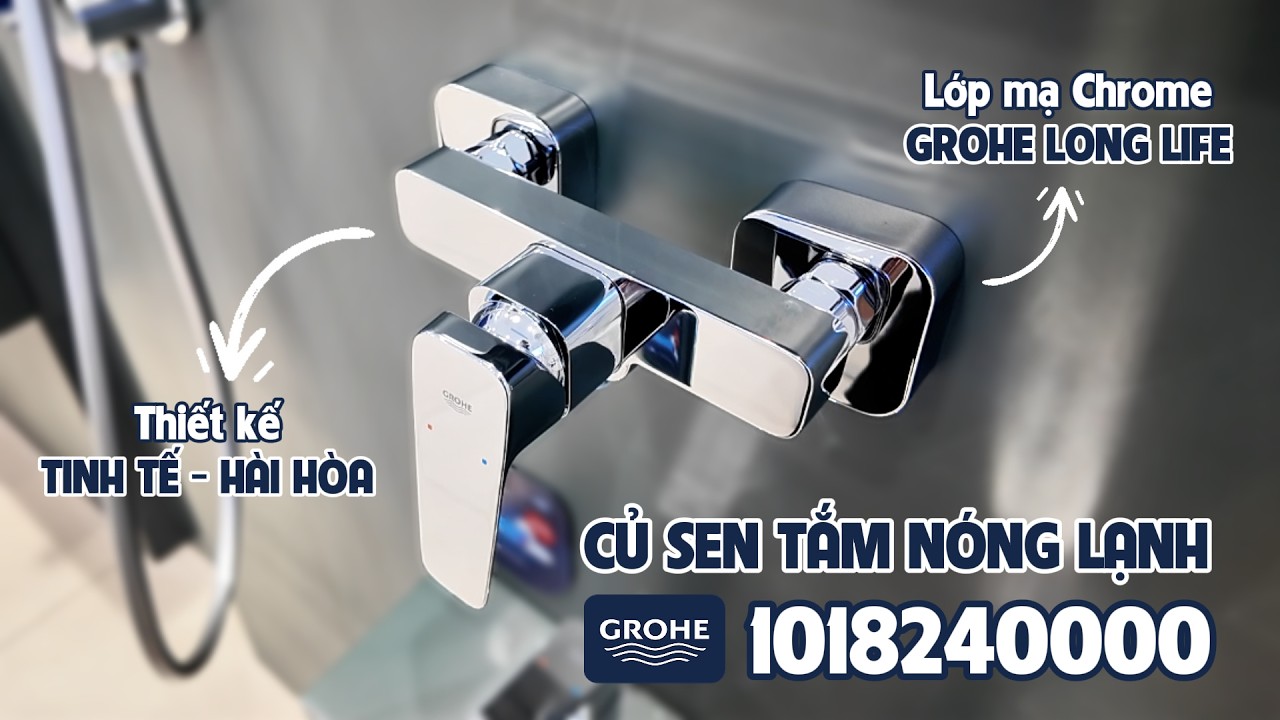 Củ sen tắm nóng lạnh Cubeo GROHE 1018240000
