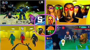 Sandbox in Space,Nextbots in Backrooms,Hide in The Backroom,Melonbox | Gameplay