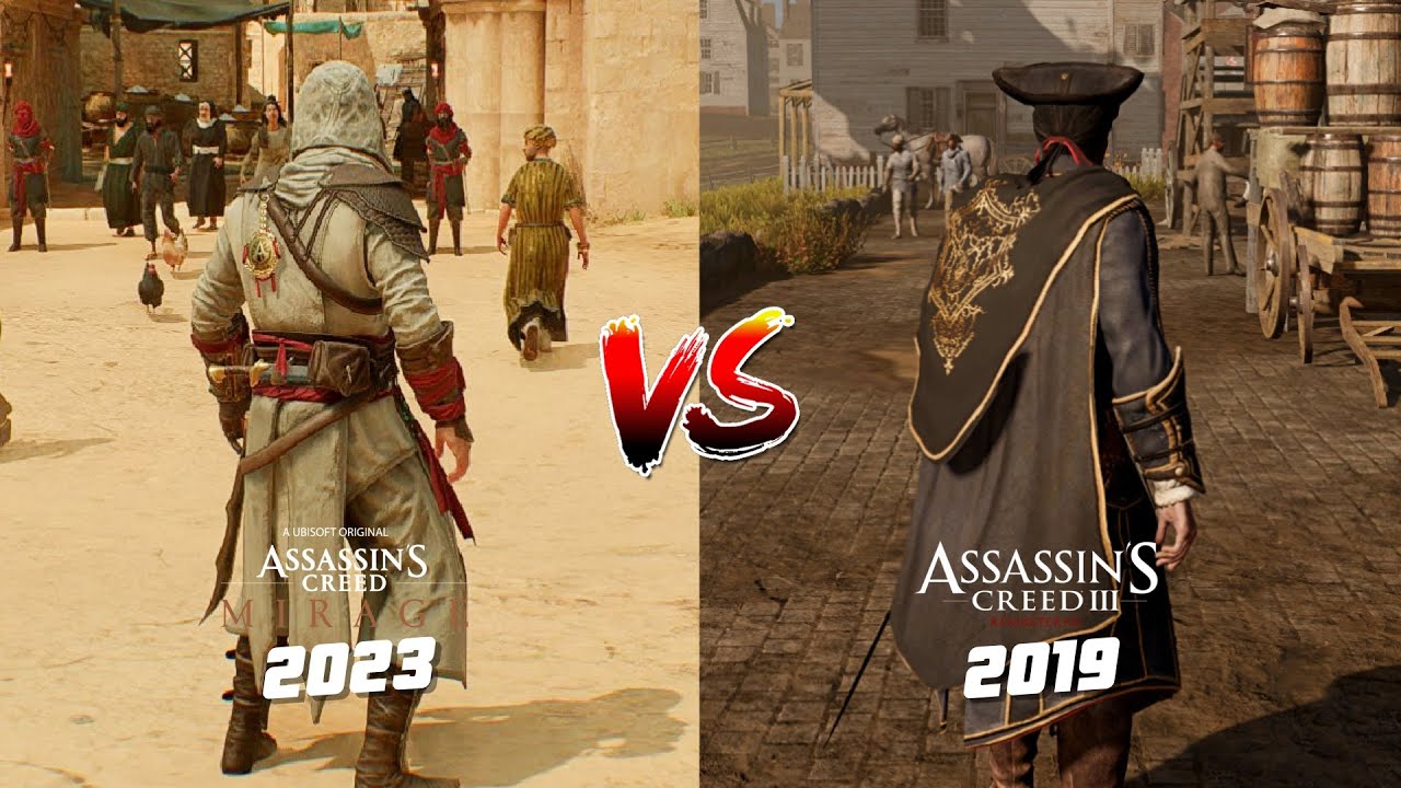 Assassin's Creed Mirage Vs Assassin's Creed III Remastered - Gameplay Comparison
