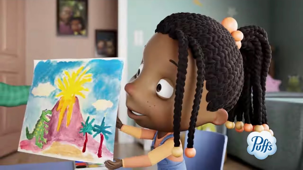 Puffs Plus Lotion Tissues Commercial: Painting (:30s)