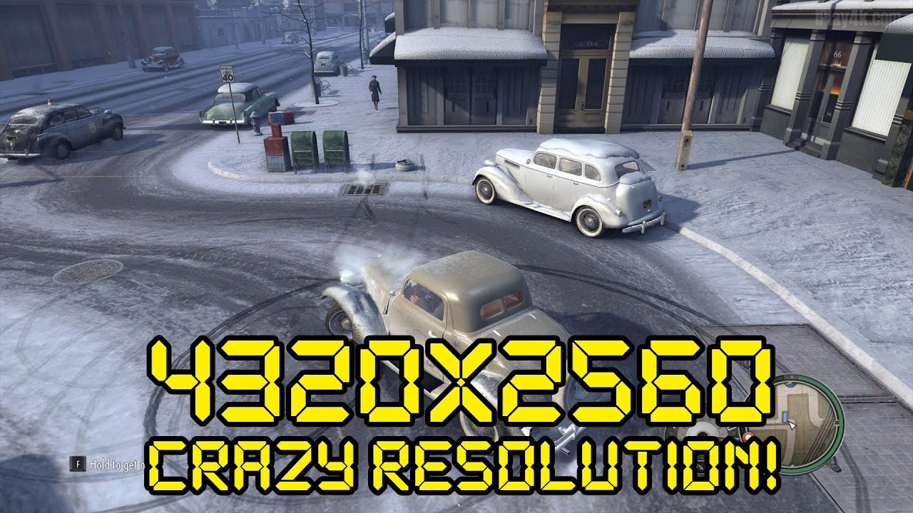 Mafia 2 - 4K gameplay (4320x2560) maximum visuals with 2x Radeon R9 290 crossfire