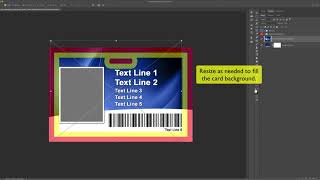 Using Studio Background ID Card Design Guides screenshot 2