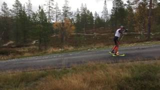 Roller ski skate test race 2016.9.28