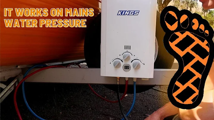 Semi Permanent Gas Hot Water System Install in Caravan | Adventure Kings |