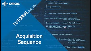 Acquisition sequence - Full tutorial screenshot 1