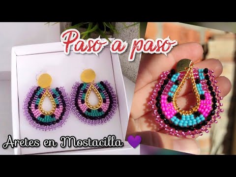 art_mullos - Pendiente de mostacilla para niña