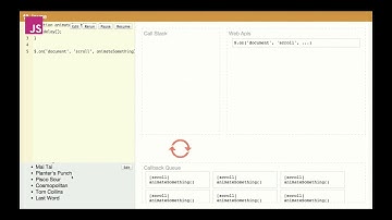 JavaScript Event Loop with Scroll Event