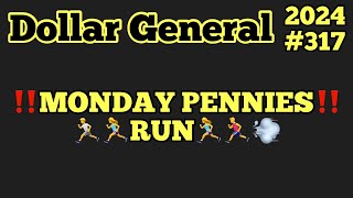 2024#317Dollar General Couponing‼MONDAY PENNIES‼RUN‼Must Watch