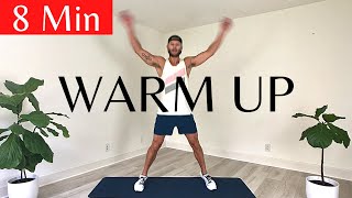 8 MINUTE WARM UP FOR AT HOME WORKOUTS // DYNAMIC ACTIVE STRETCHING