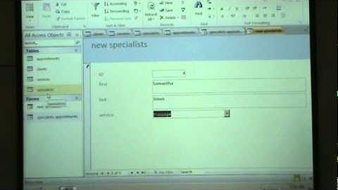 Introduction To MicroSoft Access