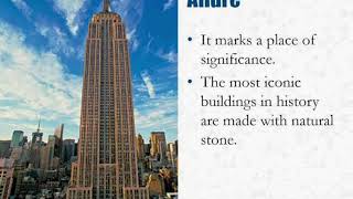 Why Choose Natural Stone
With so many building materials on the market today, this course will remind you why architects and designers keep choosing natural stone for their projects. Throughout history we’ve seen natural stone used in iconic structures symbolizing strength and permanence. New materials strive to mimic its beauty, but genuine natural materials connect us with our planet and its future in a unique and undeniable way. Its inherent durability allows stone to perform impeccably in commercial and residential applications, interior or exterior. New technologies are also keeping stone a front runner with innovative interior design trends by introducing new textures and patterns.
Learning Objectives Include:
1. Review historical uses of natural stone that have stood the test of time.
2. Examine attributes of natural stone that allow it to outperform other building materials on the market.
3. Find out how the sustainability of genuine natural stone connects us with our planet and its future.
4. Learn how the latest design trends are satisfied with natural stone. Why Choose Natural Stone