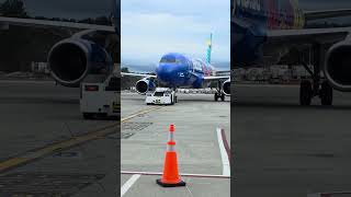 jetblue Airlines livery puerto rico ( backing out of gate 7   at mht 4/1/2026
