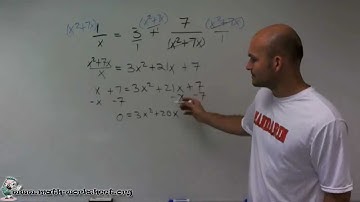 Algebra - Rational Expressions - Equations - Hard