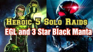 EGL and Trash Black Manta does good damage | Injustice 2 Mobile Solo Raids |