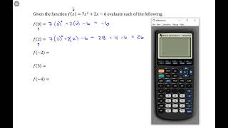 Function: Analytic Evaluation 3